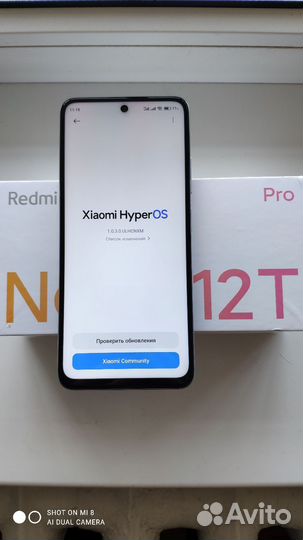 Xiaomi Redmi Note 12T Pro, 8/128 ГБ