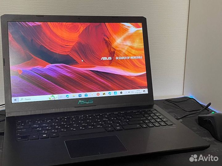 Игровой ноутбук asus m570dd-dm151t