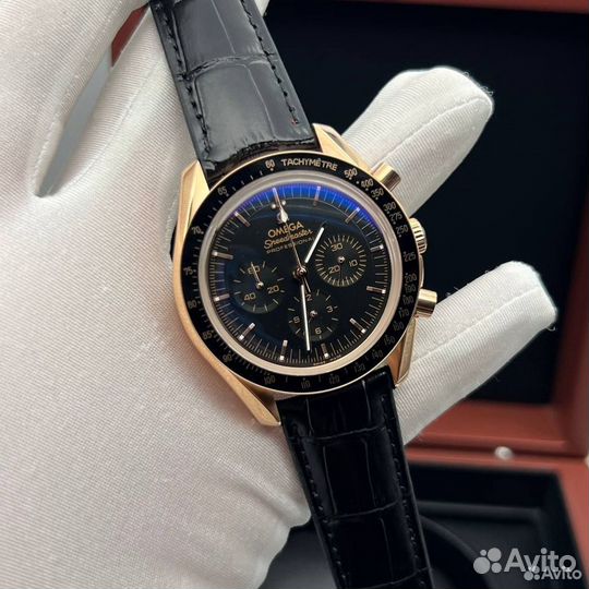Часы Omega Speedmaster black gold