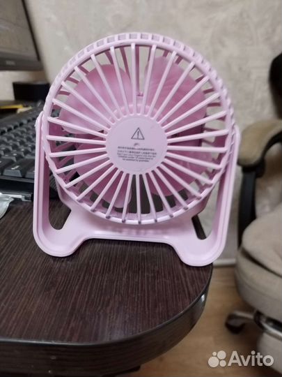 Вентилятор настольный новый