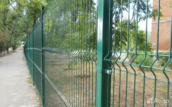 Забор из 3D сетки за 1 день качественно