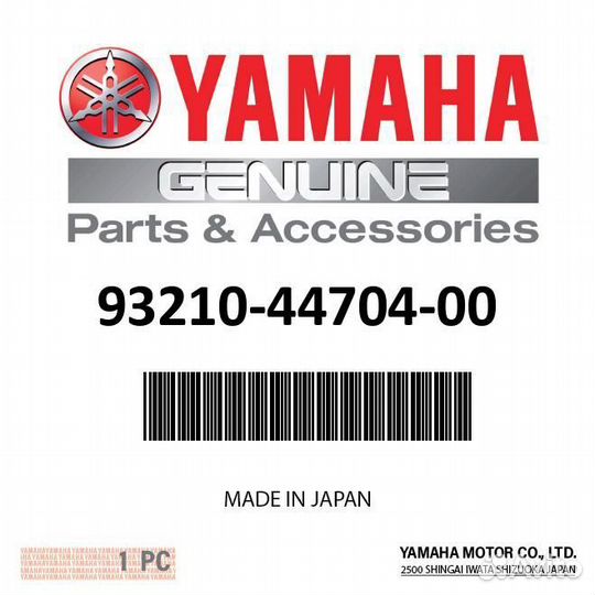 Кольцо уплотнительное Yamaha; 93210 - 44704