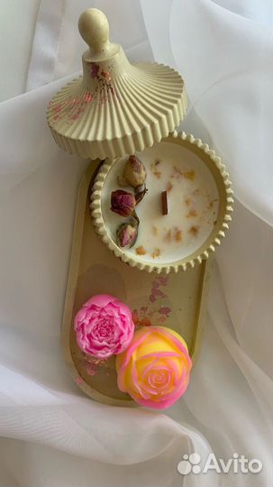 Свечи ручной работы подарочные наборы