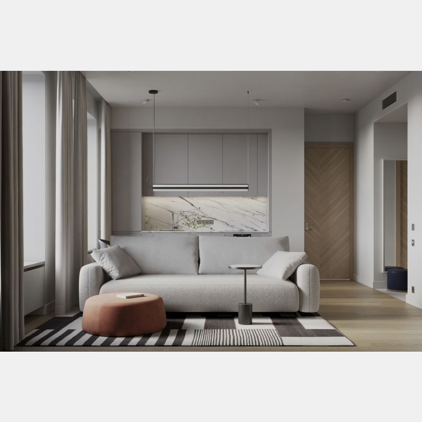 2-к. квартира, 44,7 м², 12/42 эт.