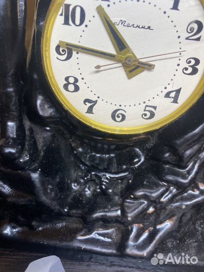 Каминные часы -хозяйка медной горы