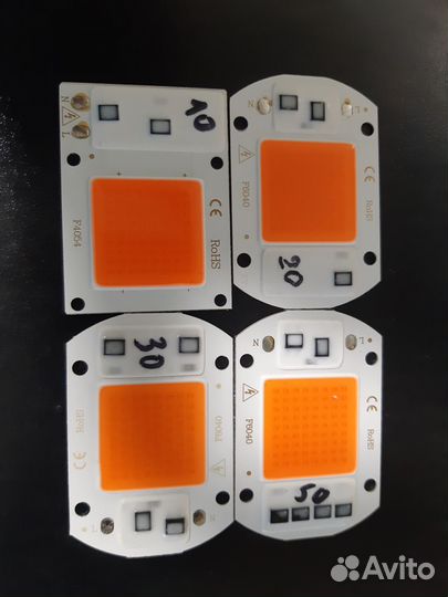Светодиод мощный 10, 20, 30, 50Вт/ 220В