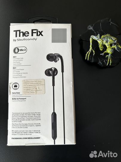 Наушники Skullcandy Fix Inear Black/Chrome