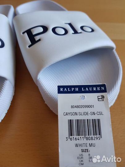 Polo Ralph Laurent новые слайдеры, оригинал