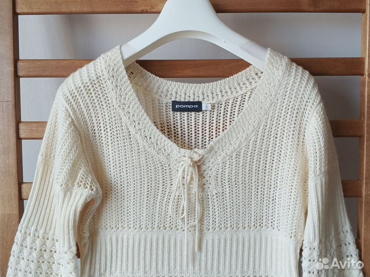 Джемпер вязаный шерсть Pompa S / M