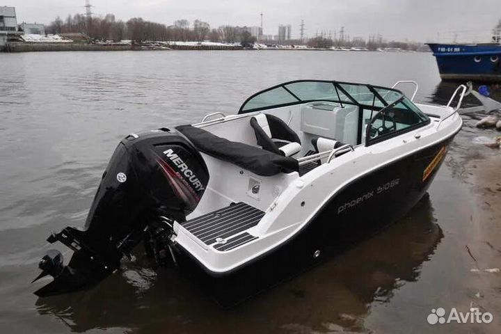 Катер с mercury 100