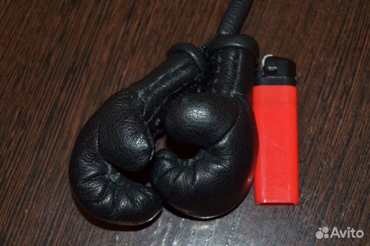 Сувенирные боксерские мини перчатки из кожи