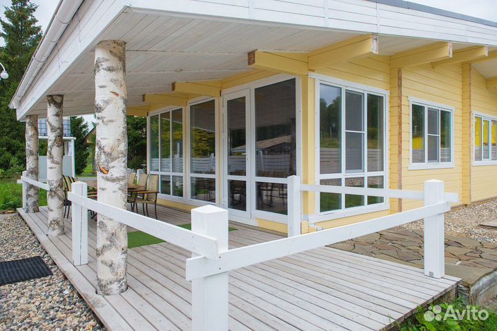 Баня на дровах в парк-отеле Прибрежный Ярбург