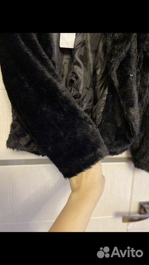 Меховая накидка женская