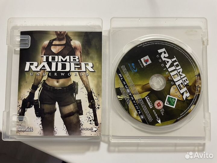 Диск с игрой Tomb Raider: Underworld для PS3