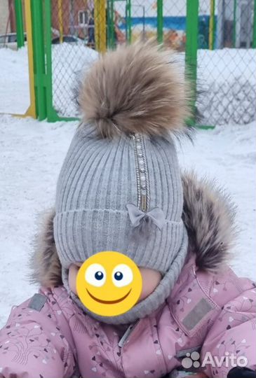 Комплект зимний детский(шапка и снуд)