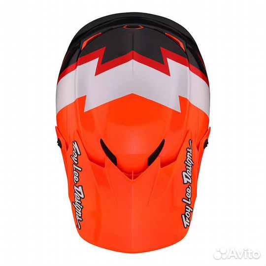 Troy Lee Designs Gp Volt Мотошлем Orange Оранжевый