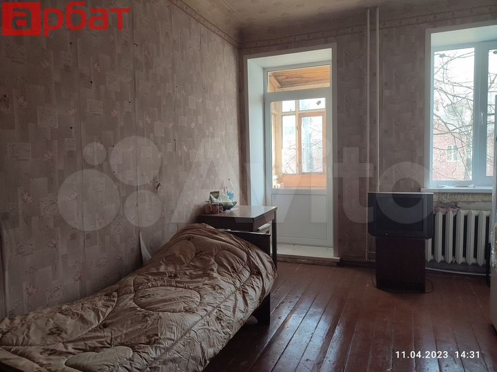 Комната 17 м² в 4-к., 2/3 эт.