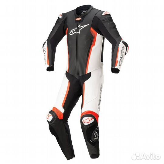 Alpinestars Missile V2 1PC Black-red fluo