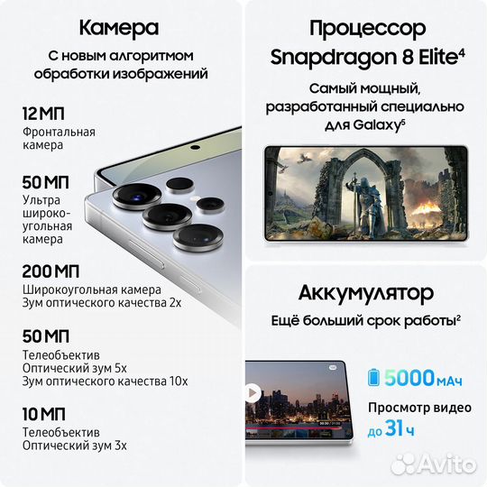 Samsung Galaxy S25 Ultra, 12/256 ГБ