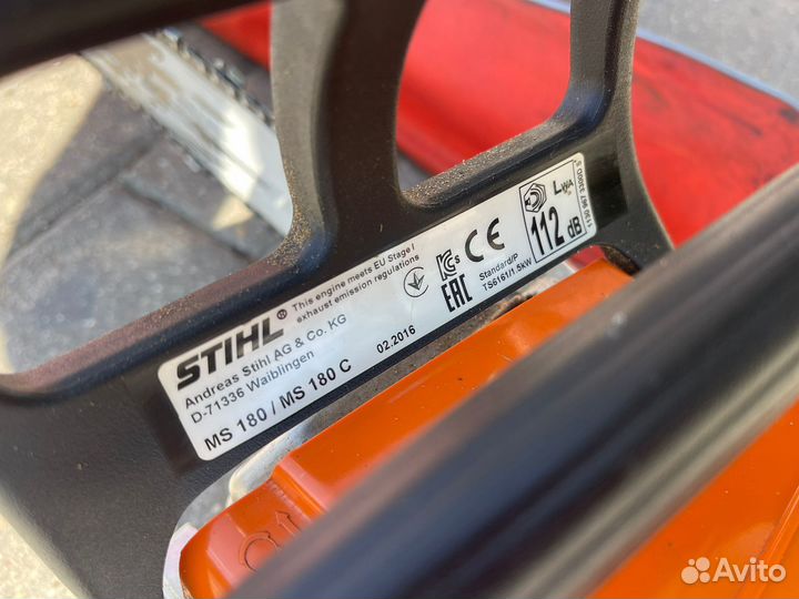 Бензопила stihl ms 180