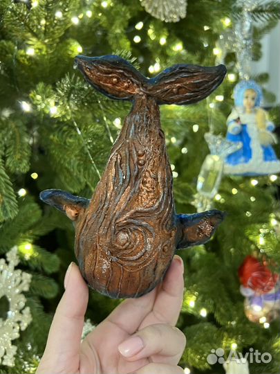 Ватная игрушка Кит
