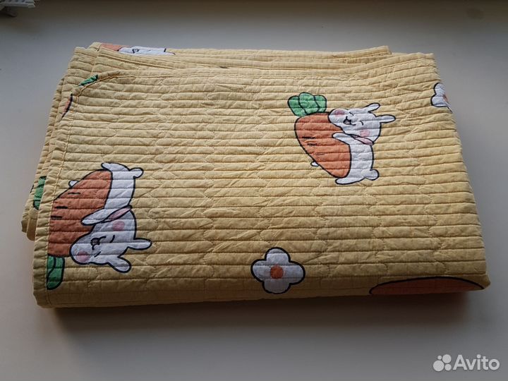 Покрывало одеяло хлопковое 150х200 Зайки