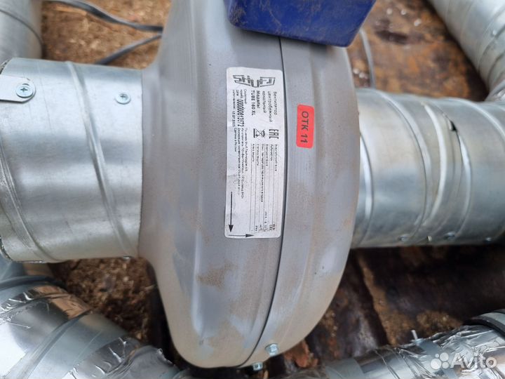 Вентилятор вытяжной для сушильной камеры