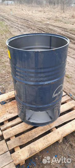Бочка железная под сжигание
