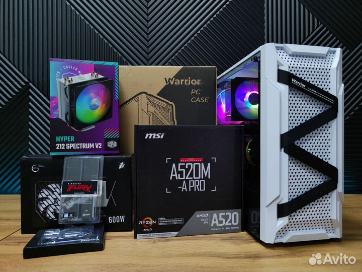 Игровой пк Ryzen 5500, GTX 1080, Кредит/Рассрочка