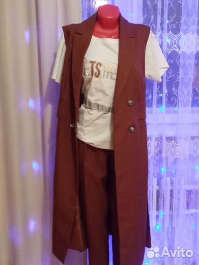 Костюм двойка женский с брюками