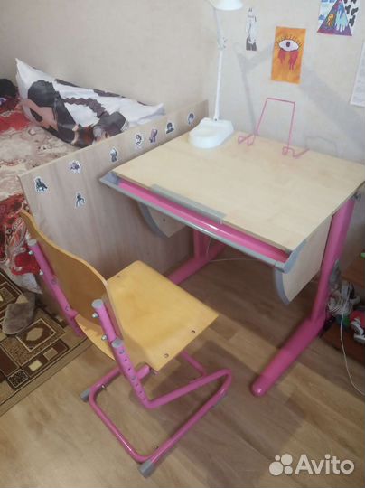 Детский стол и стул растущая парта