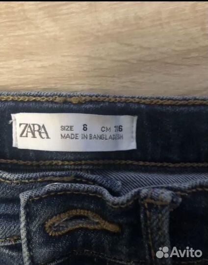 Джинсы на девочку новые Zara р 116