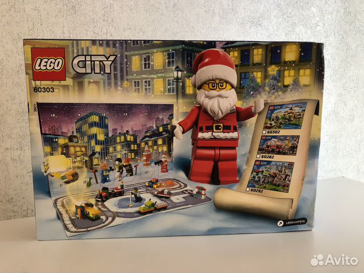 Lego citi адвент календарь 60303