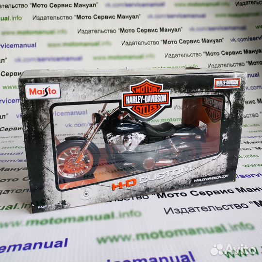 Harley Davidson 2006 Dyna Street Bob Моделька 1:12