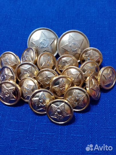 Пуговицы металические СССР оригинал