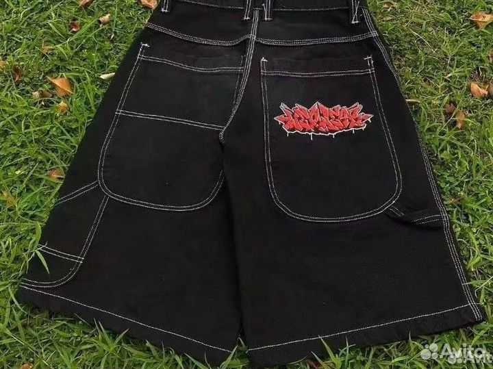 Шорты джинсовые широкие y2k wexwear 3pm