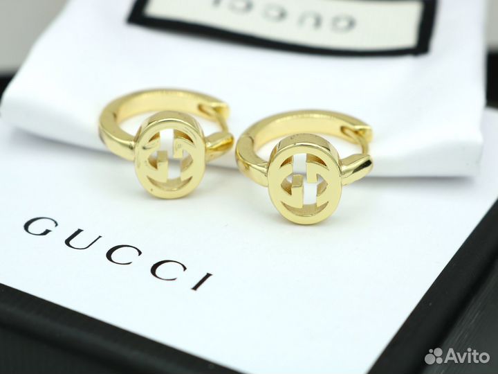 Серьги gucci гуччи