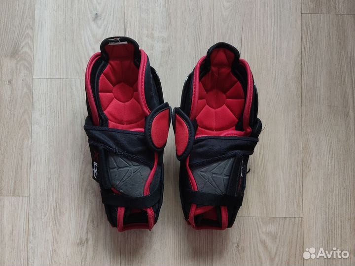 Щитки хоккейные bauer vapor x100 детские