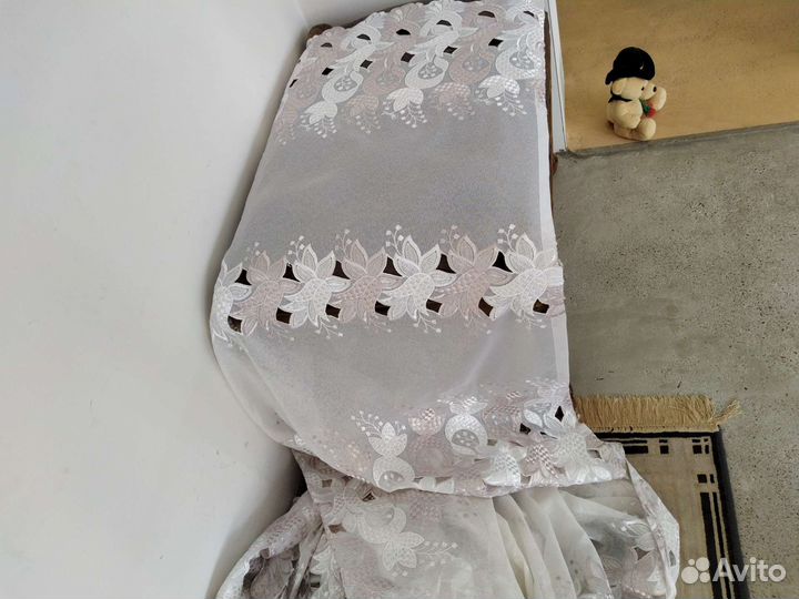 Занавеска высота 2,55 +20 ширина 2,60 готовая