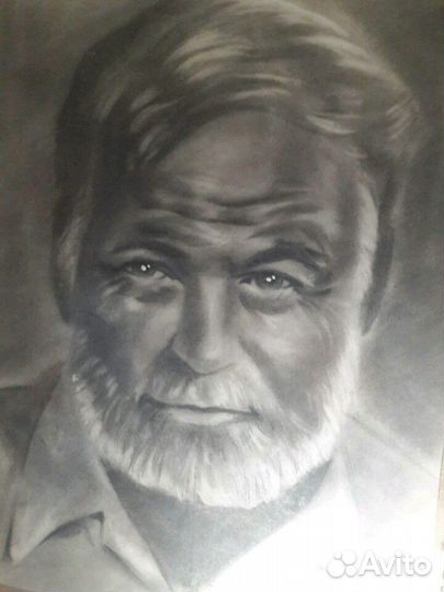 Портрет Эрнэста Хэмингуэй