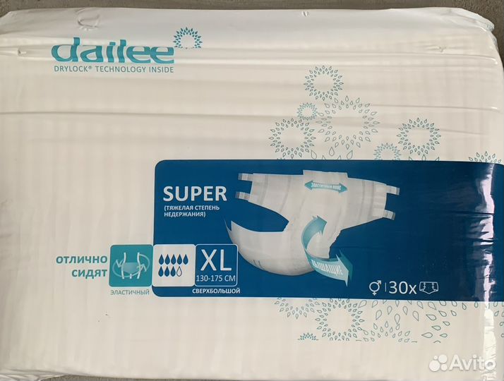 Памперсы для взрослых XL и L