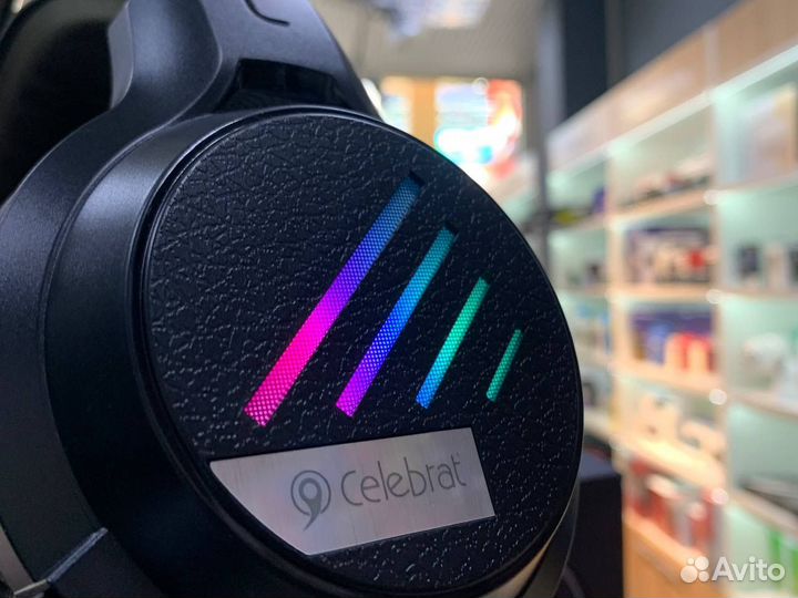 Наушники игровые проводные с микрофоном