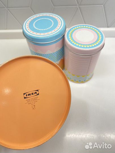 Набор жестяных банок Икеа Соммар 2018