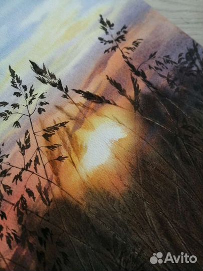 Картина акварель