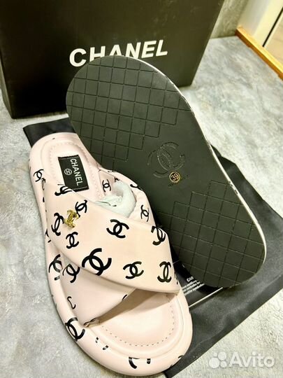 Тапочки chanel premium