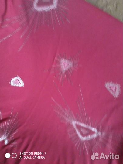 Ткань трикотажная 2 м на 1 м. Новая