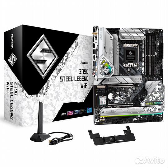 Z790 steel legend wifi, Socket 1700, IntelZ790, 4x