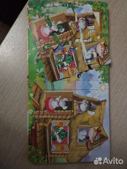 Детская книга-пазл 