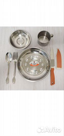 Термо сумка с набором посуды на 6 персон