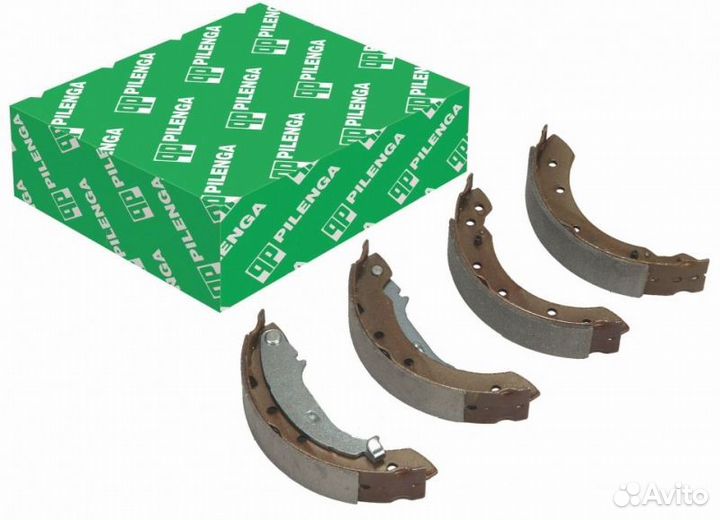 Колодки тормозные барабанные задние (203мм), lucas